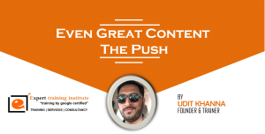 Read more about the article Even Great Content Needs The Push