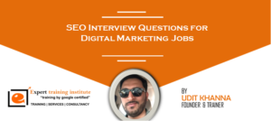 SEO Interview Questions for Digital Marketing Jobs