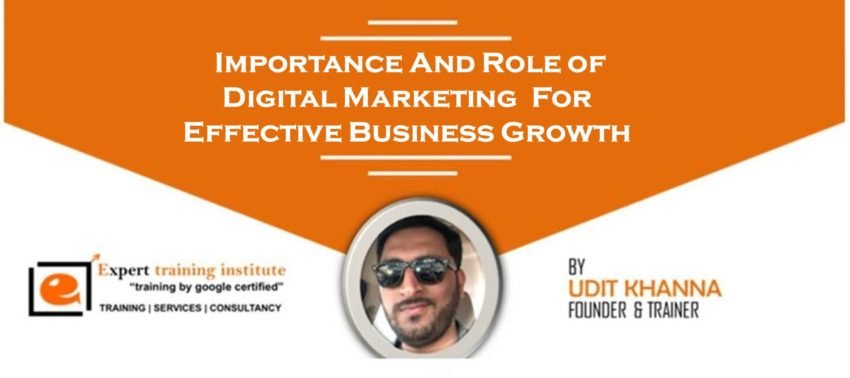 Role of digital marketing