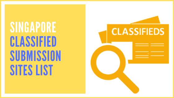 Singapore Classified Submission Sites