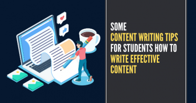 Some Tips for Students How to Write Effective Content