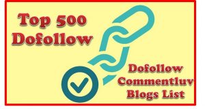 Dofollow commentluv blogs list