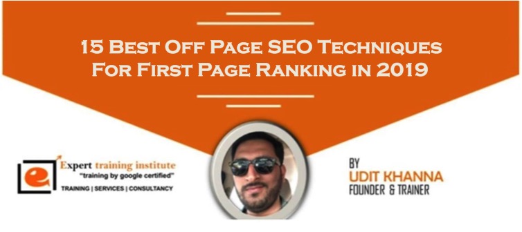 15 Best Off Page SEO Techniques For First Page Ranking in 2019
